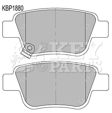 Key parts KBP1880 Brake Pad Set, disc brake KBP1880