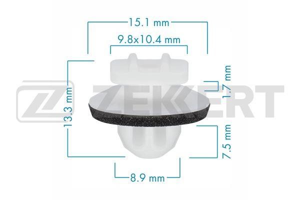 Zekkert BE-3594 Clip, trim/protective strip BE3594