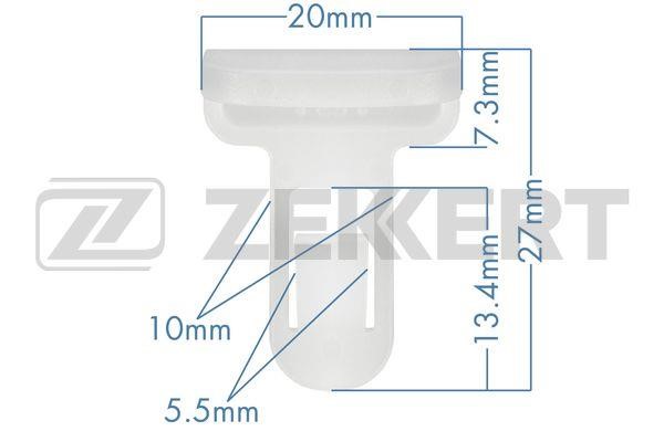 Zekkert BE-2517 Clip, trim/protective strip BE2517