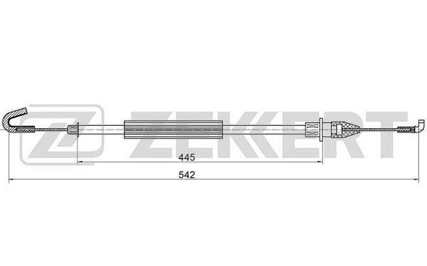 Zekkert BZ-1122 Cable, door release BZ1122