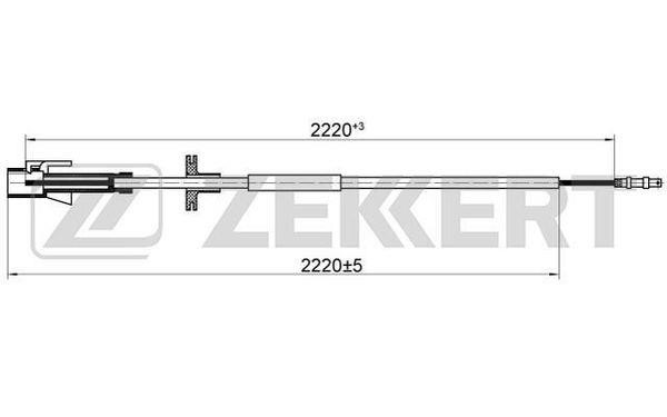 Zekkert BZ-1218 Tacho Shaft BZ1218