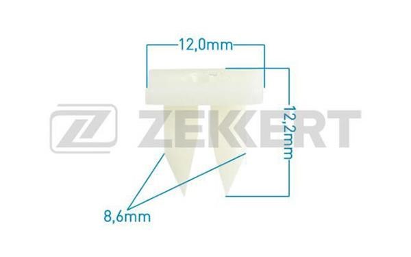 Zekkert BE-1743 Clip, trim/protective strip BE1743