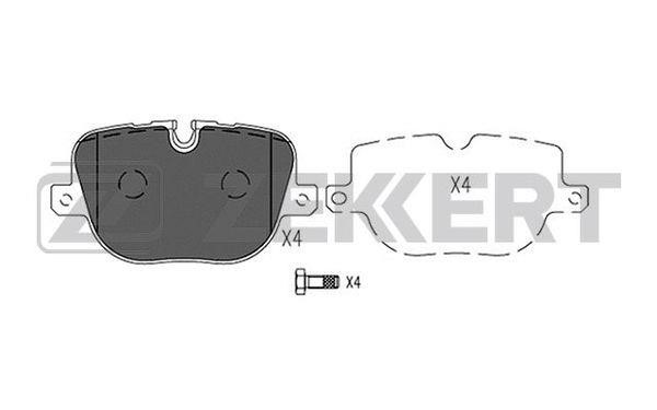 Zekkert BS-2529 Rear disc brake pads, set BS2529