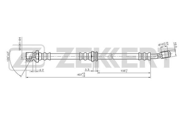 Zekkert BS-9251 Brake Hose BS9251