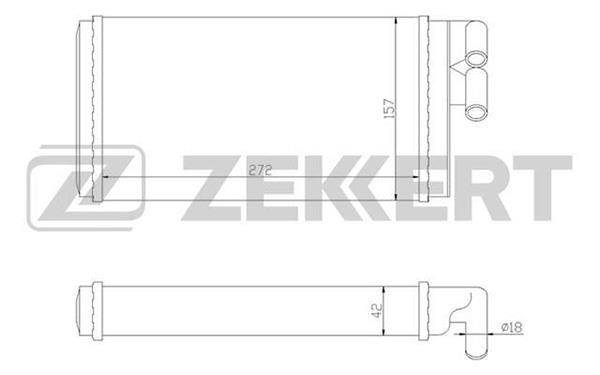 Zekkert MK-5010 Heat Exchanger, interior heating MK5010