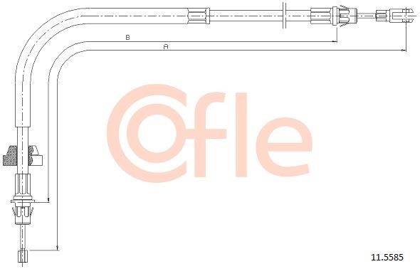 Cofle 92.11.5585 Cable Pull, parking brake 92115585
