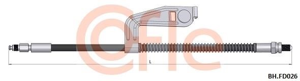 Cofle 92.BH.FD026 Brake Hose 92BHFD026