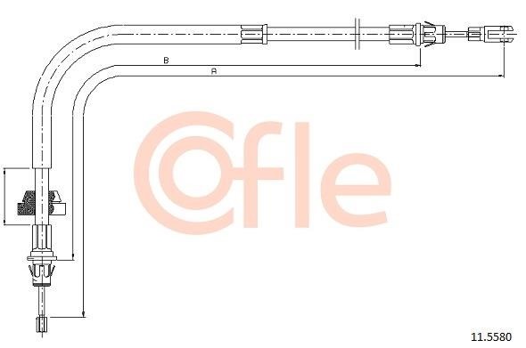 Cofle 92.11.5580 Cable Pull, parking brake 92115580