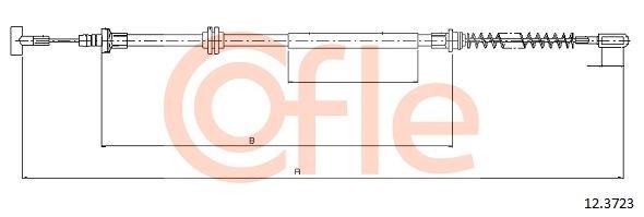 Cofle 92.12.3723 Cable Pull, parking brake 92123723