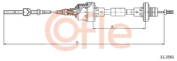 Cofle 92.11.2561 Cable Pull, clutch control 92112561