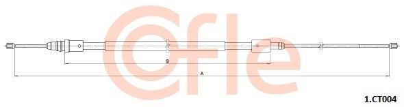 921CT004 Cofle Handbrake cable