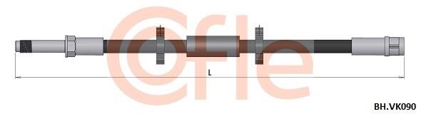 Cofle 92.BH.VK090 Brake Hose 92BHVK090