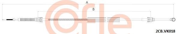 Clutch cable Audi A3: 922CBVK018 Cofle Cable Pull, manual transmission