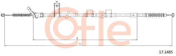 Cofle 92.17.1485 Cable Pull, parking brake 92171485