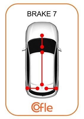 Cofle 92.17.1529 Cable Pull, parking brake 92171529