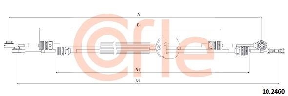 Cofle 10.2460 Gearshift drive 102460 102460 Cofle Gearshift drive