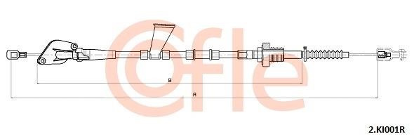 Cofle 2.KI001R Cable Pull, clutch control 2KI001R