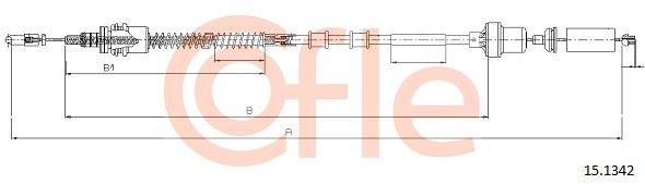 Cofle 92.15.1342 Cable Pull, clutch control 92151342