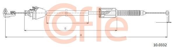 Cofle 92.10.0332 Accelerator cable 92100332