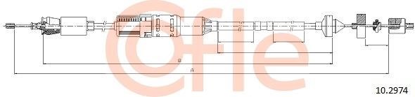 Cofle 92.10.2974 Cable Pull, clutch control 92102974