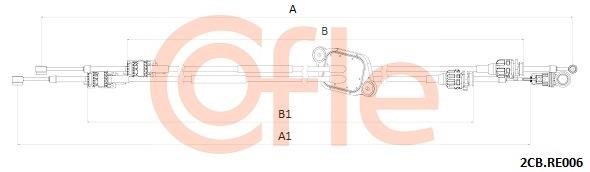 Clutch cable Renault Master: 922CBRE006 Cofle Cable Pull, manual transmission