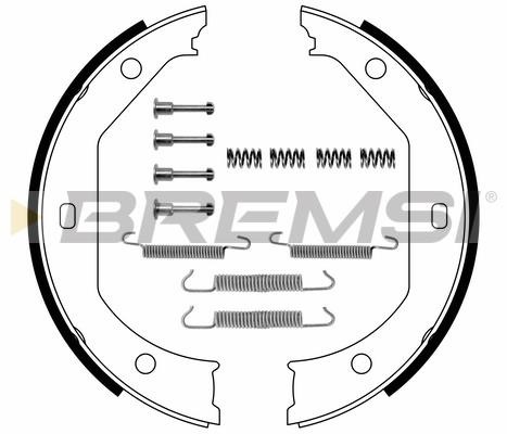 Bremsi GF0080-1 Parking brake shoes GF00801