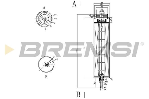 Bremsi FE0051 Fuel filter FE0051