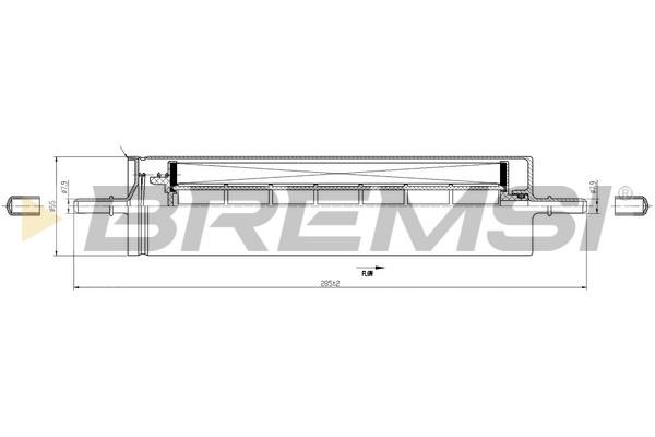 Bremsi FE2334 Fuel filter FE2334
