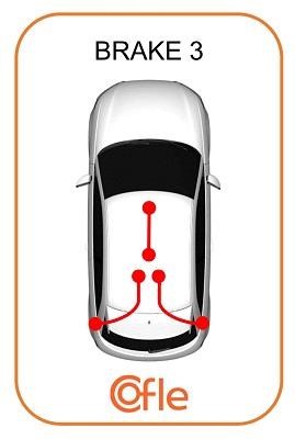Cofle 92.1.HY011 Cable Pull, parking brake 921HY011