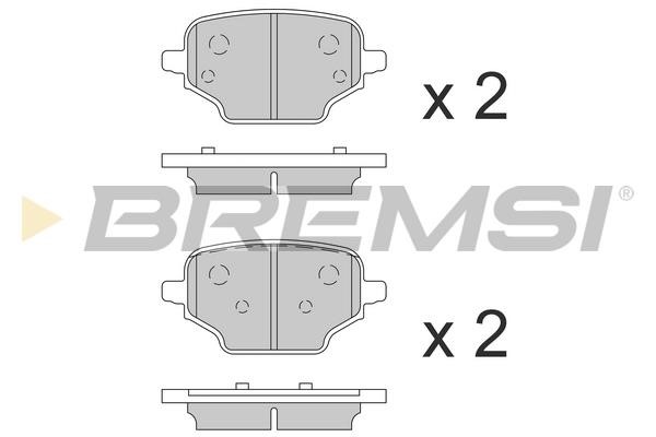 Bremsi BP3863 Brake Pad Set, disc brake BP3863
