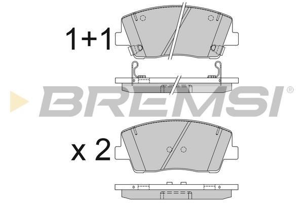 Bremsi BP3824 Brake Pad Set, disc brake BP3824