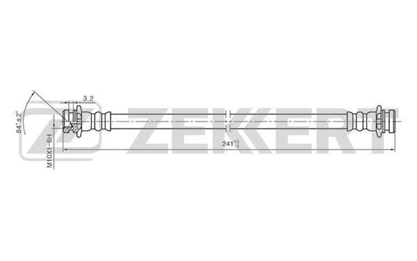 Zekkert BS-9019 Brake Hose BS9019