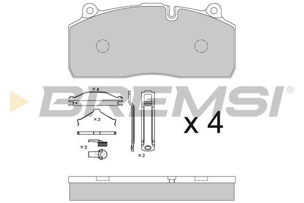 Bremsi BP7342 Brake Pad Set, disc brake BP7342