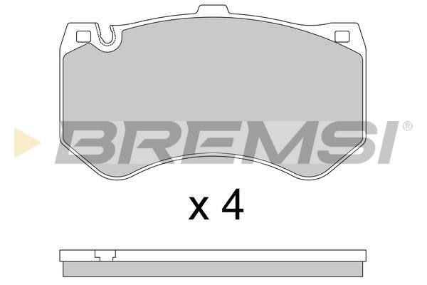 Bremsi BP3779 Brake Pad Set, disc brake BP3779