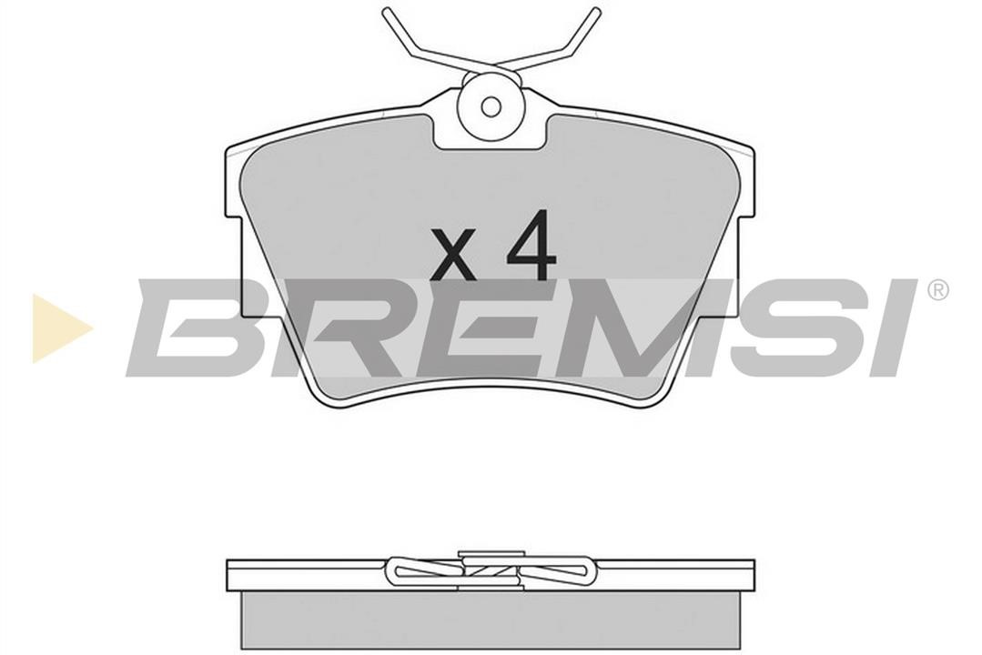 Bremsi BP2866TR Brake Pad Set, disc brake BP2866TR