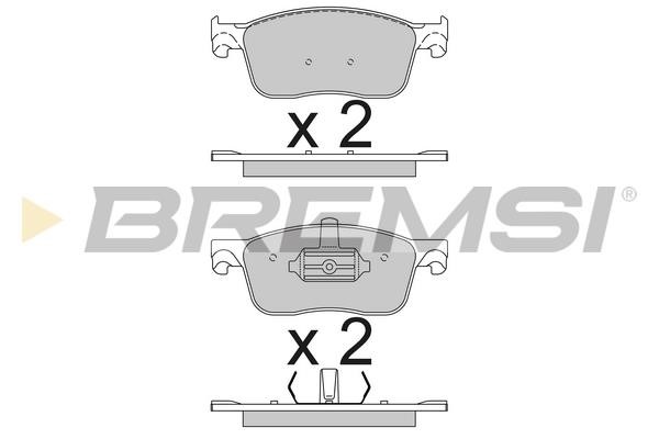 Bremsi BP3789 Brake Pad Set, disc brake BP3789