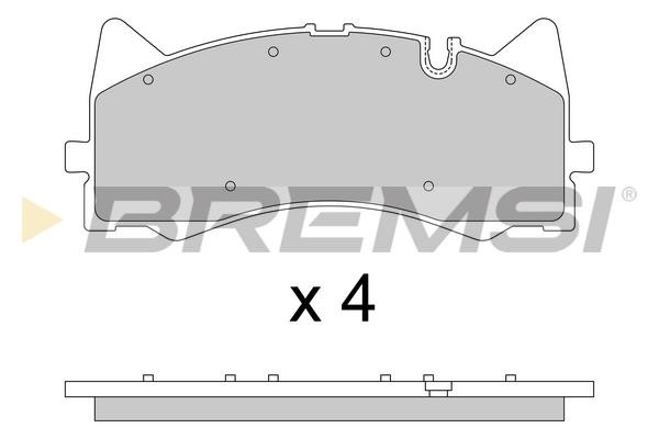Bremsi BP3781 Brake Pad Set, disc brake BP3781