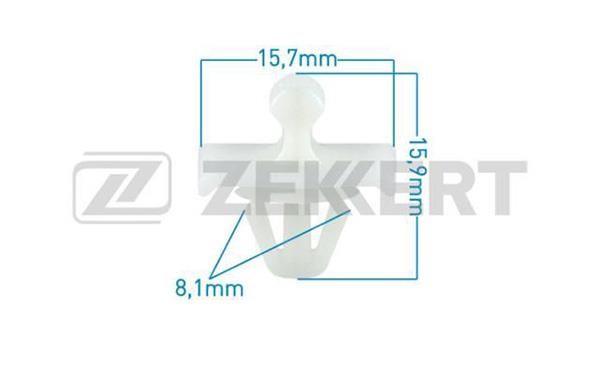 Zekkert BE-1147 Clip, trim/protective strip BE1147