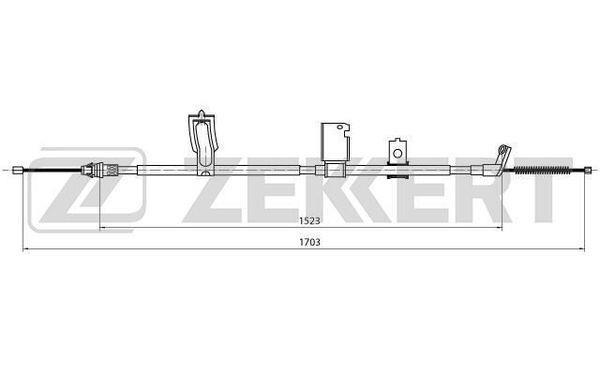 Zekkert BZ-1074 Cable, parking brake BZ1074