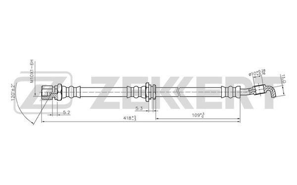 Zekkert BS-9253 Brake Hose BS9253