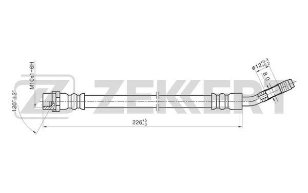 Zekkert BS-9195 Brake Hose BS9195