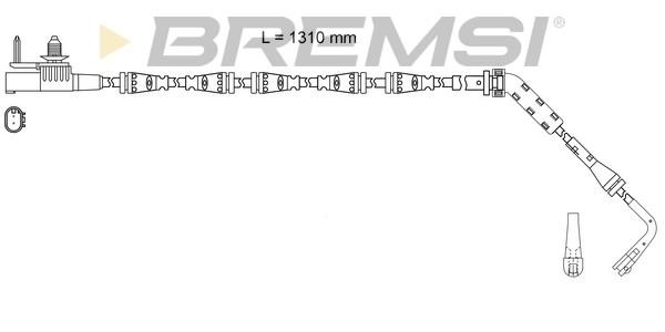 Bremsi WI0984 Warning contact, brake pad wear WI0984