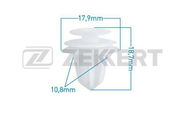Zekkert BE-2012 Clip, trim/protective strip BE2012