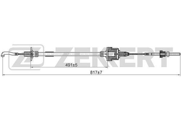 Zekkert BZ-1160 Clutch Cable BZ1160