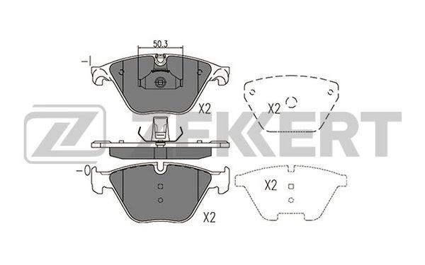 Zekkert BS-2946 Front disc brake pads, set BS2946