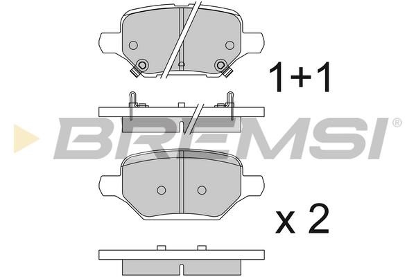 Bremsi BP3840 Brake Pad Set, disc brake BP3840