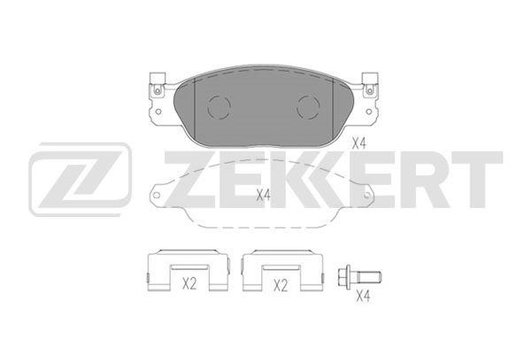 Zekkert BS-3064 Brake Pad Set, disc brake BS3064