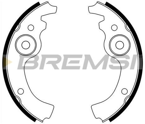 Bremsi GF014105/10 Brake shoe set GF01410510