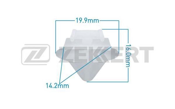Zekkert BE-2407 Clip, trim/protective strip BE2407
