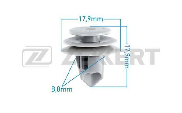 Zekkert BE-2150 Clip, trim/protective strip BE2150